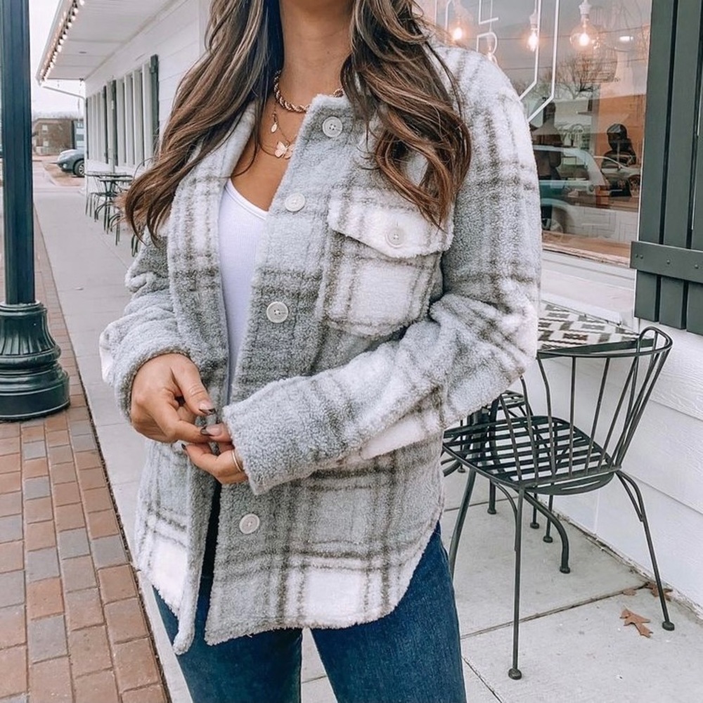 A&F Sherpa Shacket